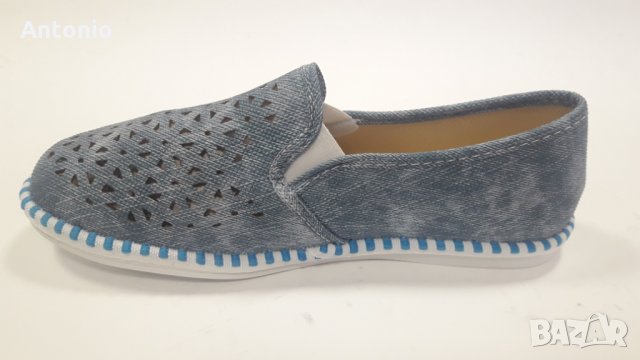 дамски летни ежедневни обувки 3289 сини, снимка 3 - Дамски ежедневни обувки - 29345713