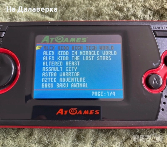 SEGA Blaze AtGames портативна конзола, снимка 3 - Други игри и конзоли - 52343539