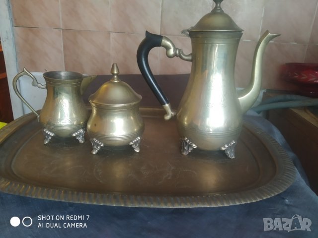 бароков сервиз за кафе, снимка 1 - Антикварни и старинни предмети - 37060453