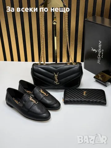 Yves Saint Laurent Дамски Черни Ежедневни Обувки Код SEM-380, снимка 3 - Дамски ежедневни обувки - 55864744