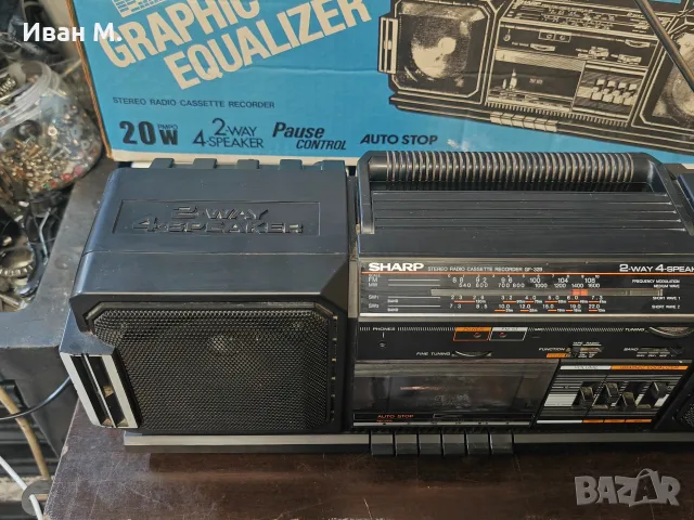 Касетофон Sharp GF-329Z , снимка 5 - Радиокасетофони, транзистори - 55929067