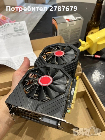 Видео карта AMD Radeon XFX Rx 580 GTS 4gb, снимка 5 - Видеокарти - 50937532