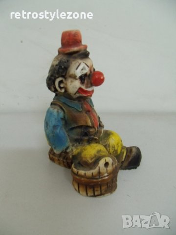 № 6309 стара фигурка - клоун  , снимка 2 - Други ценни предмети - 37036802