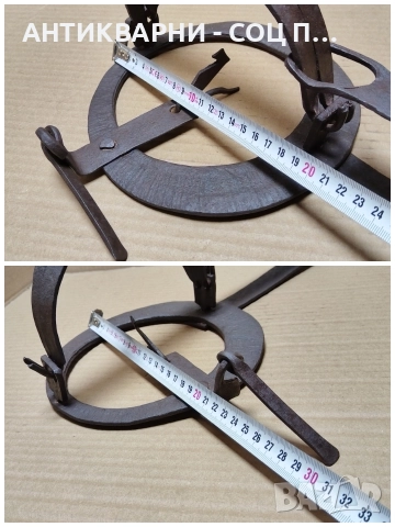 Стар Кован Капан За Животни / НОМЕР 4., снимка 13 - Антикварни и старинни предмети - 52994245