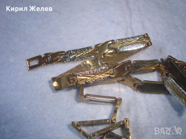 КРАСИВ МОДЕН СТОМАНЕН АРТ ЛАНЕЦ с ЖЪЛТА и БЯЛА ПОЗЛАТА 28013, снимка 11 - Колиета, медальони, синджири - 37065256