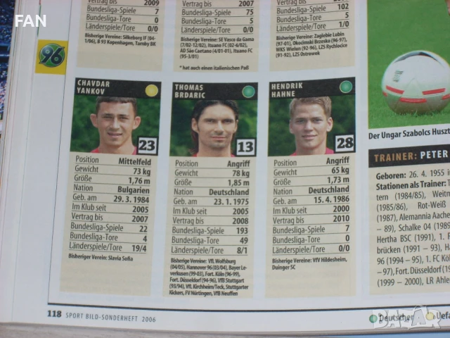  ⚽️ 🏆 Списание Шпорт Билд /SPORT BILD BUNDESLIGA/ специално издание за Бундеслигата сезон 2006/07, снимка 13 - Списания и комикси - 50833672