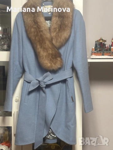 Кашмирено палто естествен косъм, снимка 9 - Палта, манта - 52923236