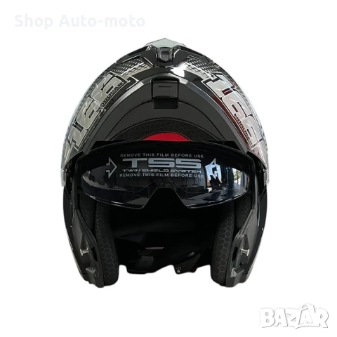 Мото каска Automat, Каска с двоен визьор, 166, S, M, L и XL размер, 4 цвята, снимка 8 - Аксесоари и консумативи - 50652169