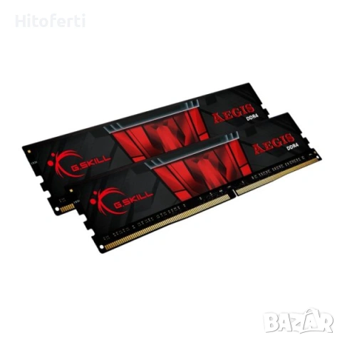 Памет 32GB (2x16GB) DDR4 3200MT/s, G.Skill Aegis F4-3200C16D-32GIS, 1.35V