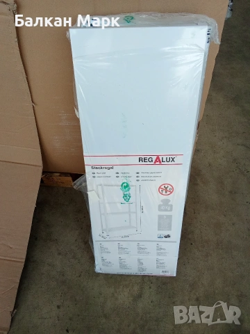 Метален безболтов стелаж Regalux Crosser (160х84х30 см)