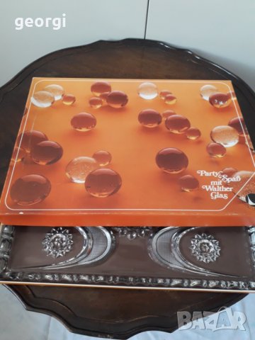 Немско релефно плато поднос Walter glas   13/3, снимка 7 - Прибори за хранене, готвене и сервиране - 31995527