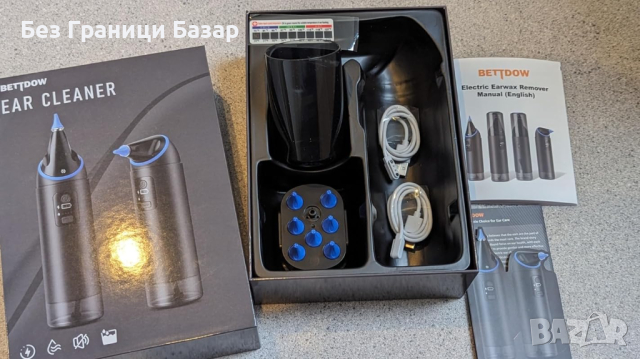 Нова Електрическа Система за Премахване на Ушна Кал BETTDOW IPX65, снимка 8 - Други - 44568813