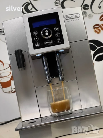 Кафемашина кафе автомат delonghı magnifica S с гаранция, снимка 3 - Кафемашини - 51243968