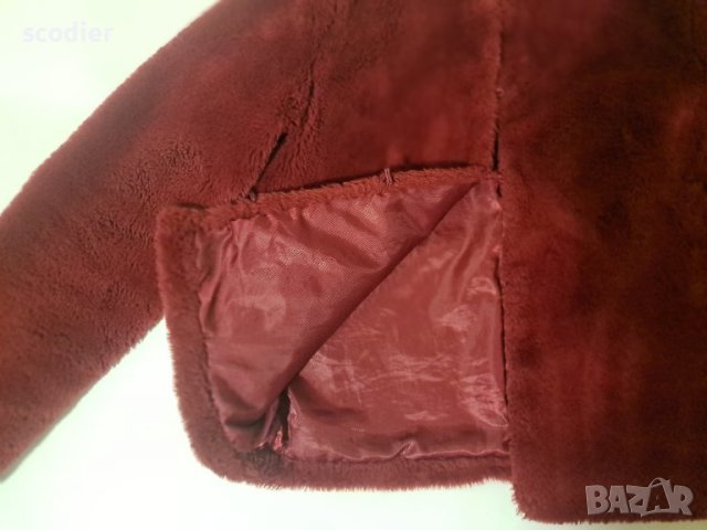 Stradivarius пухено яке S, снимка 2 - Якета - 42881339