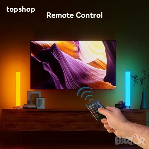 MICTUL RGB светлинна лента, с 15 режима за синхронизиране на сцени и музика, USB захранване, снимка 4 - Друга електроника - 50355243