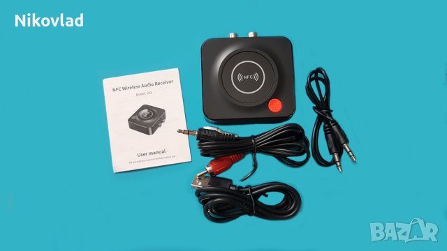 NFC Bluetooth 5.1 Receiver Stereo AUX 3.5mm Jack, снимка 2 - Ресийвъри, усилватели, смесителни пултове - 42827324