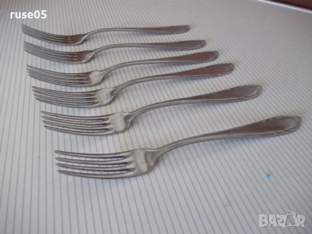 Лот от 6 бр. вилици "ABS-ROSTFREI", снимка 2 - Прибори за хранене, готвене и сервиране - 50367293