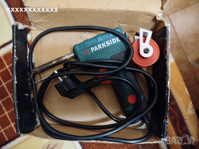 телоподаващ поялник Парксайд 60w за части, снимка 3 - Други инструменти - 53302602