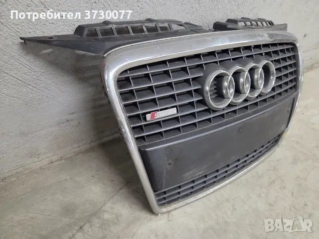 Audi A3 8P маска предна броня решетка S-line, снимка 2 - Части - 55855636