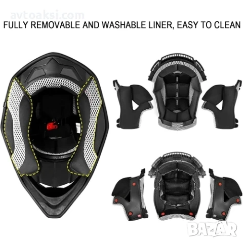 Каска Крос Мотор/Скутер/Бъги/Вело/АТВ -YF120, снимка 5 - Аксесоари и консумативи - 51006365