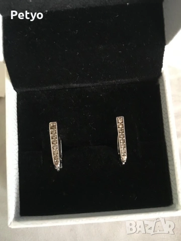 Дамски сребърни обеци 