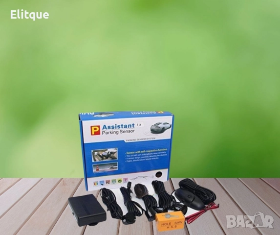 Парктроник с четири датчик, гласова индикация и LED дисплей, снимка 3 - Други стоки за дома - 52606846