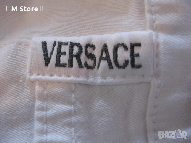 Versace Jeans Couture дамски бели дънки 100 % памук, снимка 10 - Дънки - 50671700