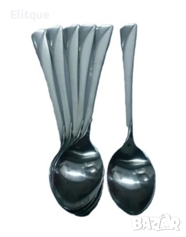 Лъжички чаени Bohmann , 6 бр., неръждаема стомана, снимка 2 - Други - 52818791