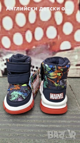Английски детски апрески Marvel, снимка 8 - Детски боти и ботуши - 51991424