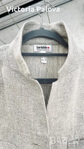 Риза от груб лен  BARDEHLE vintage , снимка 8 - Ризи - 47914671