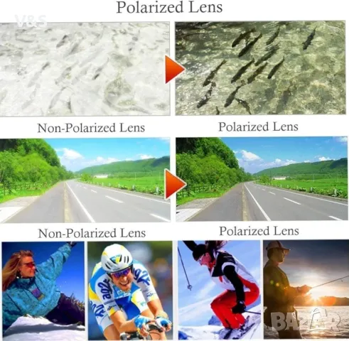  Велосипедни очила Очила Унисекс Слънчеви очила за открито ,комплект с още 4 бр.стъкла UV , снимка 9 - Слънчеви и диоптрични очила - 48246888