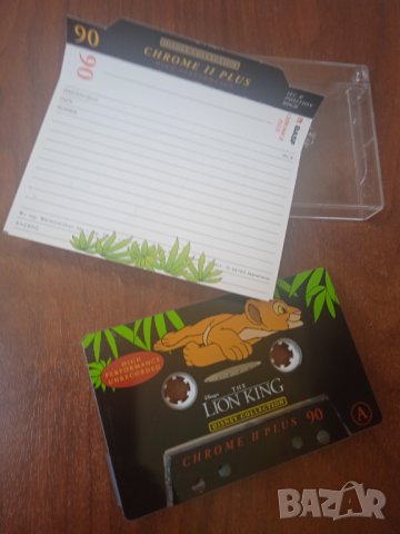 BASF CHROME  - Хромна касета Disney Lion King (Цар Лъв), снимка 3 - Аудио касети - 42894572