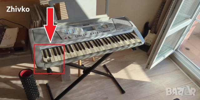 Синтезатор Yamaha PSR 290 С ДЕФЕКТ (с включена стойка)