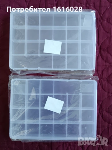 кутии органайзери за диамантени камъчета, мъниста, ластиците, болчета, гайки. , снимка 8 - Кутии за съхранение - 49734144