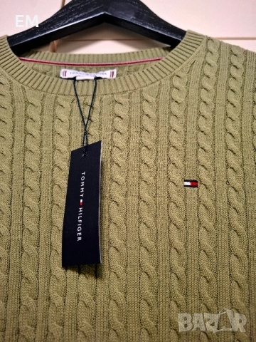 Плетен пуловер къс ръкав Tommy Hilfiger , снимка 3 - Блузи с дълъг ръкав и пуловери - 52440775