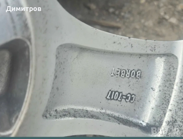 4 алуминиеви джанти 17" BORBET; 5X112, снимка 5 - Гуми и джанти - 54186971