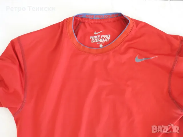 Тениска Nike — Мъже размер L Червено, снимка 3 - Тениски - 56319730