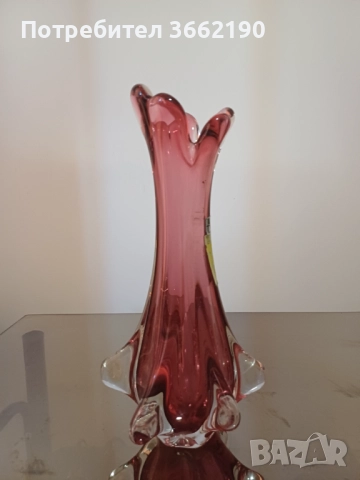 Ваза Мурано, снимка 3 - Вази - 52763402