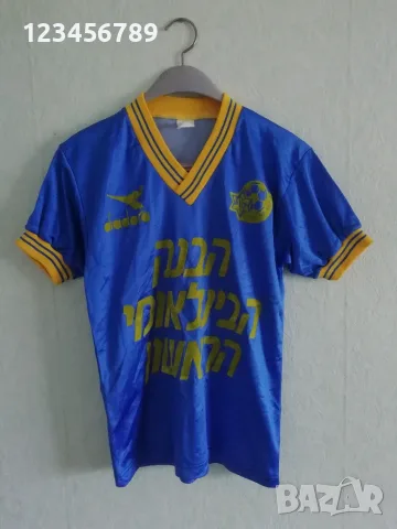 Maccabi Tel Aviv Match Worn Away 1988-1989 Diadora Shirt Jersey Football Vintage 