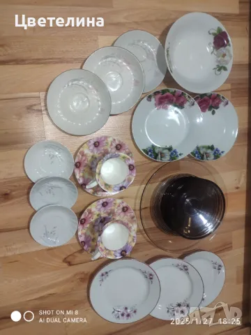 Стъклени фруктиери ,чаши ,чинии, снимка 5 - Сервизи - 48854613