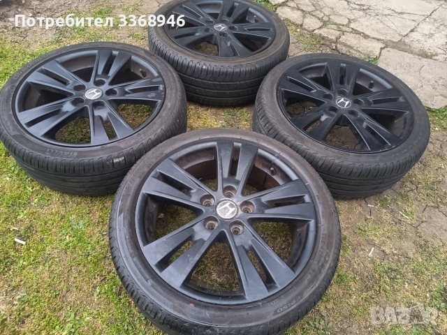 Джанти с гуми 17" 5x114,3 205/45/17, снимка 4 - Гуми и джанти - 53956486