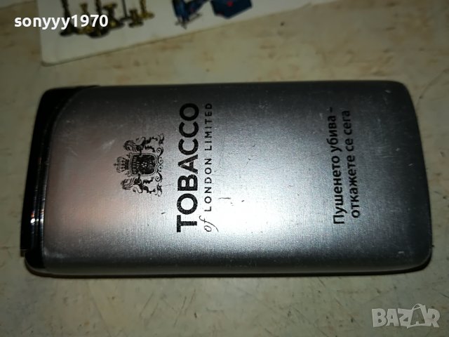 🛑🛑TOBACCO-LONDON-метална запалка 1310221703, снимка 5 - Колекции - 38320159