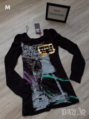 Нова колекция уникална черна блуза на намаление, снимка 3 - Блузи с дълъг ръкав и пуловери - 29469188
