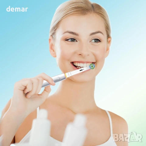 Резервни глави за електрическа четка за зъби, съвместими с Oral B Braun, 16 броя, снимка 10 - Други - 53900540