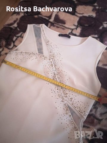 Бяла рокля, L размер, снимка 8 - Рокли - 28339973