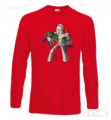 Мъжка тениска Iron Golem,Minecraft,Игра,Забавление,подарък,Изненада,Рожден Ден., снимка 15 - Тениски - 36494941