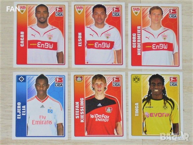 Комплект от 100 бр. футболни стикери от Бундеслигата TOPPS от сезон 2009/10, снимка 14 - Фен артикули - 25626916