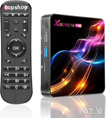 Мощен Android 14.0 Smart TV Box X14 MAX – Превърнете телевизора си в супер компютър  
