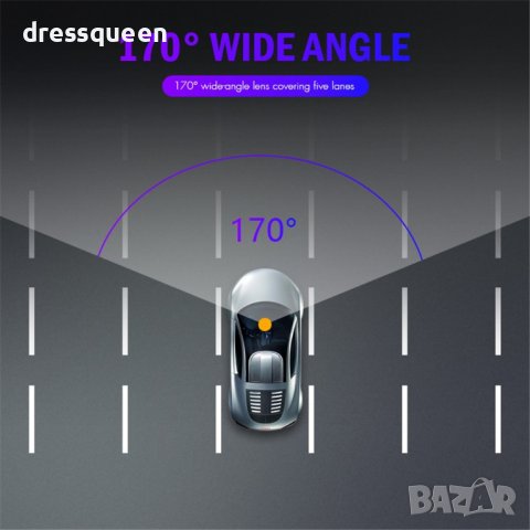 А10 Видеорегистратор за кола с камери за предно и задно виждане, снимка 8 - Аксесоари и консумативи - 38074801