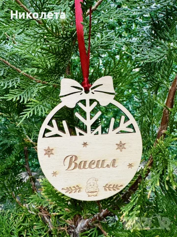 Коледни дървени играчки, снимка 10 - Коледни подаръци - 56456599